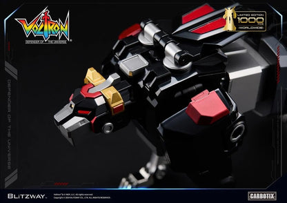 Preventa Figura Black Voltron (DIECAST) (Exclusiva Edición Limitada) - Carbotix Series marca Blitzway BW-CA-11101 (38 cm)