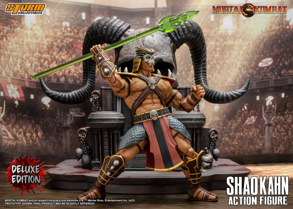 Pedido Figura Shao Kahn con Trono (Deluxe Edition) - Mortal Kombat marca Storm Collectibles escala 1/12