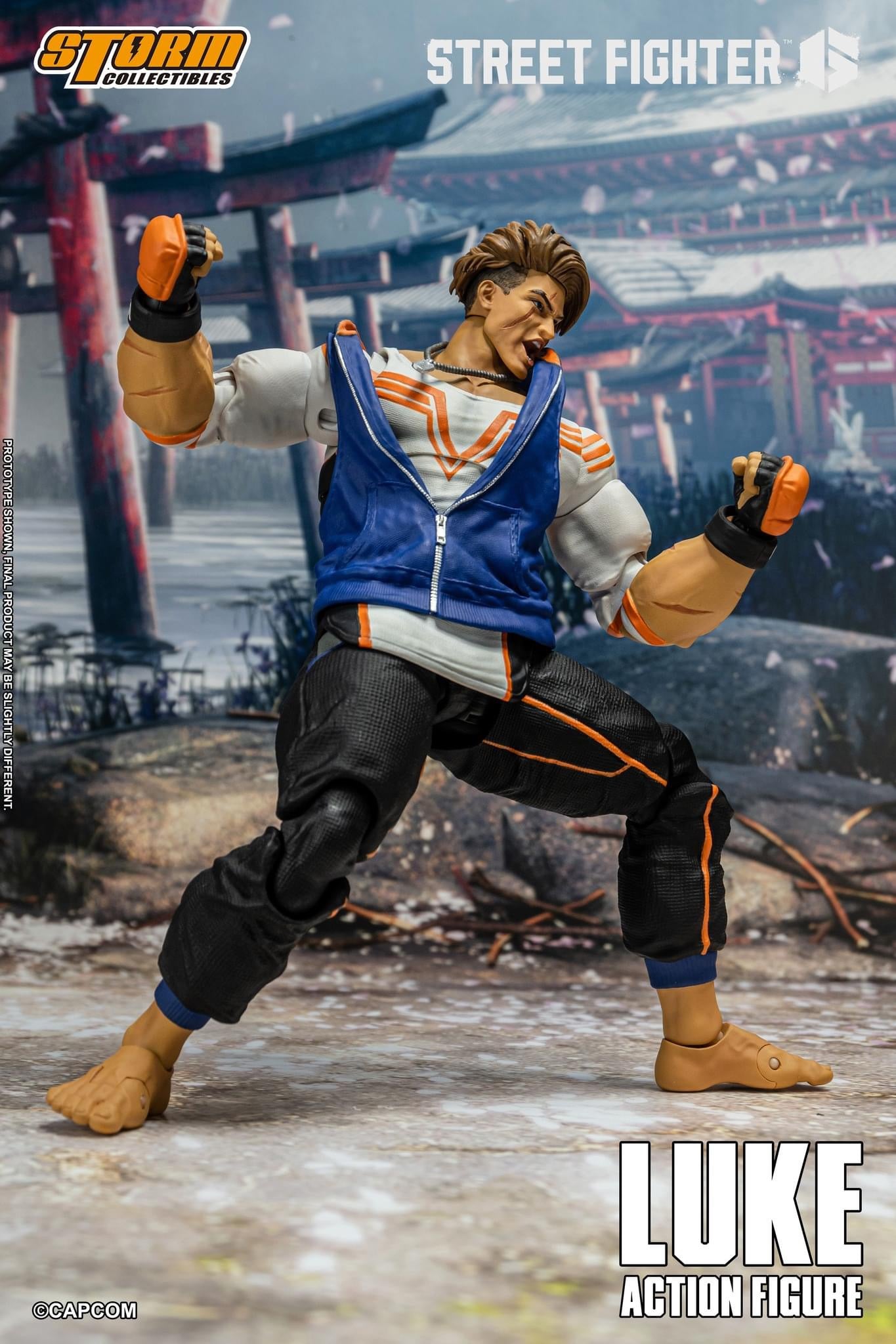 Preventa Figura Luke - Street Fighter 6 marca Storm Collectibles escala pequeña 1/12