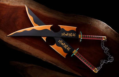 Pedido Prop Replica Espadas Nichirin de Tengen Uzui - Demon Slayer: Kimetsu no Yaiba marca Bandai Spirits escala real 1/1