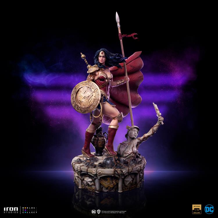 Preventa Estatua Wonder Woman Unleashed Deluxe - DC Comics - Limited Edition marca Iron Studios escala de arte 1/10