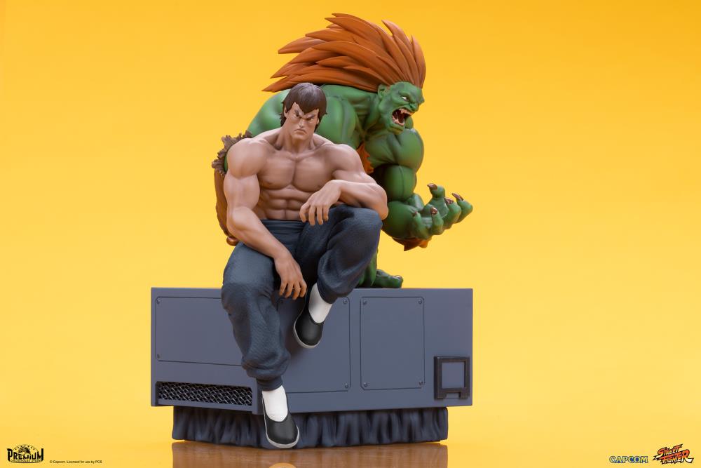 Preventa Set Estatuas Blanka & Fei Long - Street Jam - Street Fighter marca PCS Collectibles escala 1/10