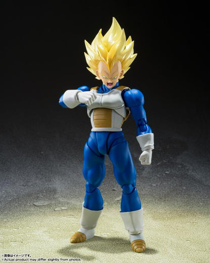 Pedido Figura Super Saiyan Vegeta (Awakening Super Saiyan Blood) - Dragon Ball Z - S.H.Figuarts marca Bandai Spirits escala pequeña 1/12