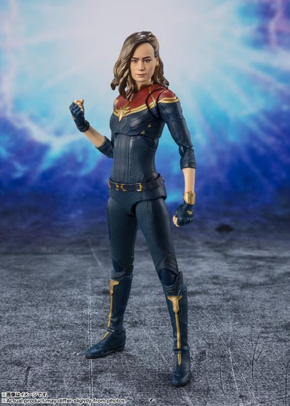 Preventa Figura Captain Marvel - The Marvels - S.H.Figuarts marca Bandai Spirits escala pequeña 1/12