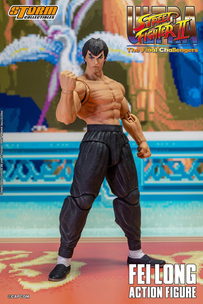 Pedido Figura Fei Long - Ultra Street Fighter II: The Final Challengers marca Storm Collectibles CPSF24 escala pequeña 1/12