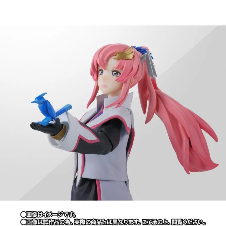 Preventa Figura Lacus Clyne (Compass Battle Surcoat version) - Mobile Suit Gundam - S.H.Figuarts marca Bandai Spirits escala pequeña 1/12