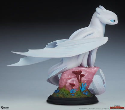 Pedido Estatua Light Fury - Cómo Entrenar a tu Dragón: El Mundo Oculto marca Sideshow Collectibles (26 cm)