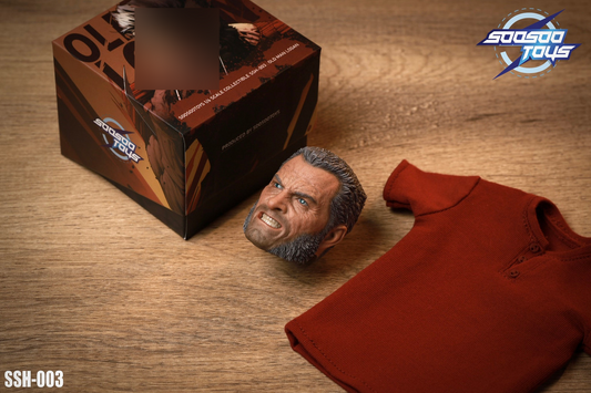 Pedido Set Old Man (Cabeza y camisa) marca Soosootoys SSH-003 escala 1/6 (resurtido)