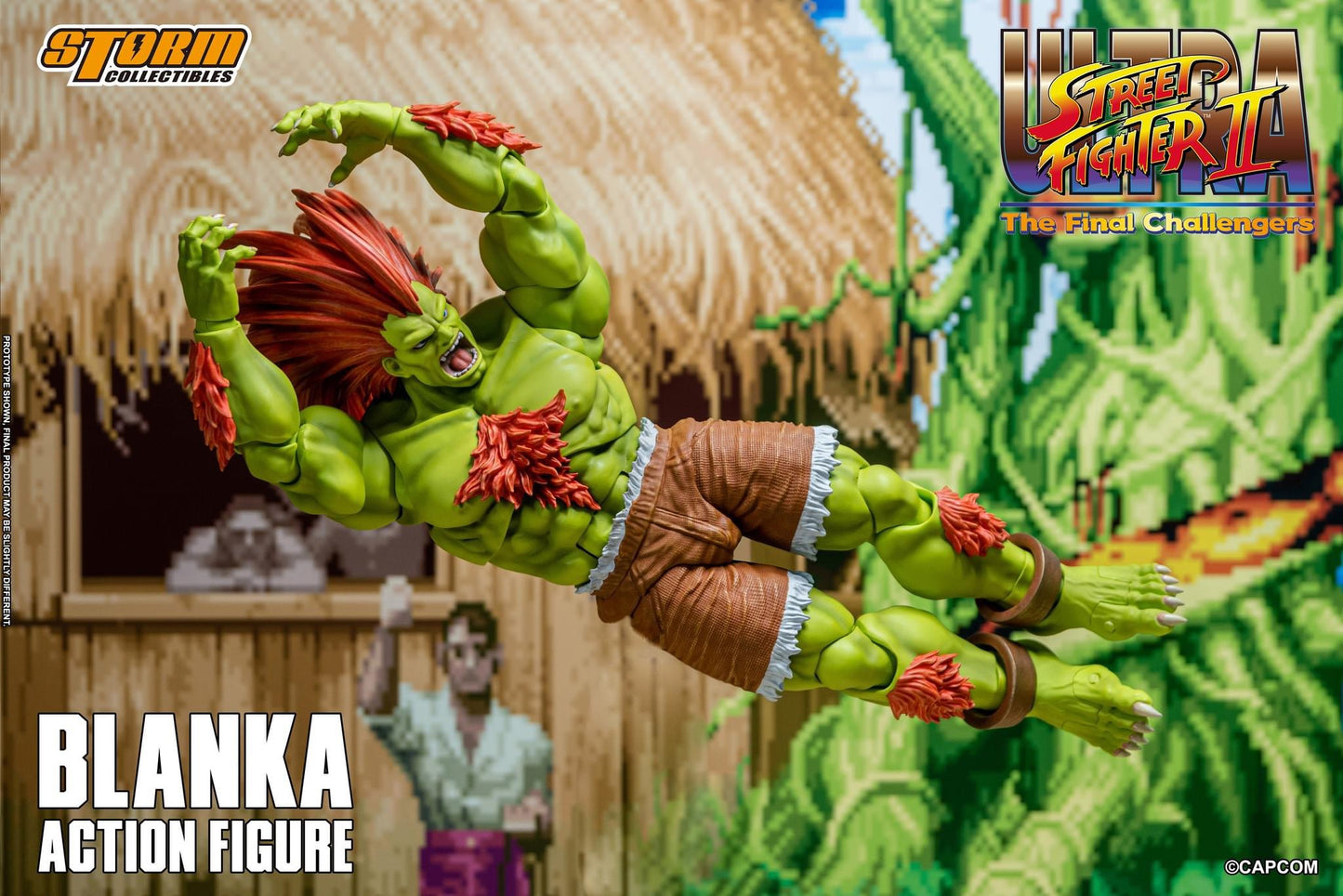 Preventa Figura Blanka - Ultra Street Fighter II: The Final Challengers marca Storm Collectibles CPSF25 escala pequeña 1/12