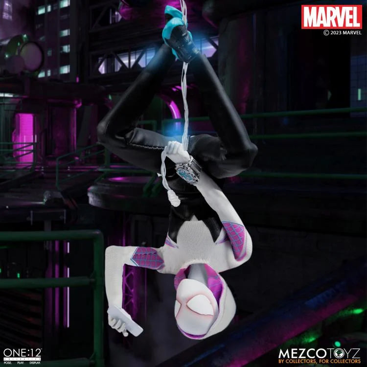 Preventa Figura Ghost Spider (Spider-Gwen) - Marvel Comics One:12 Collective marca Mezco Toyz 77310 escala pequeña 1/12