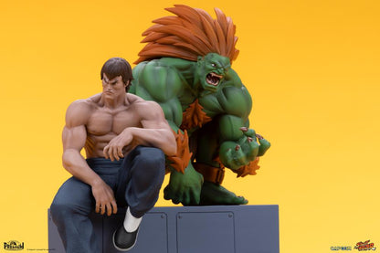 Preventa Set Estatuas Blanka & Fei Long - Street Jam - Street Fighter marca PCS Collectibles escala 1/10