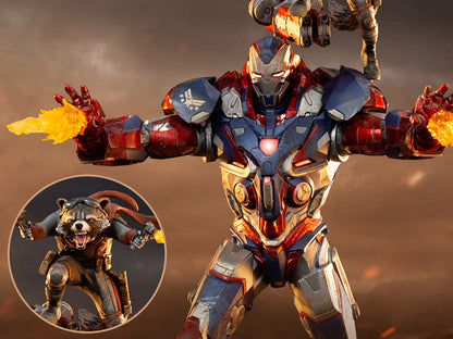 Pedido Estatua Iron Patriot & Rocket - Avengers: Endgame - Battle Diorama Series (BDS) marca Iron Studios escala de arte 1/10