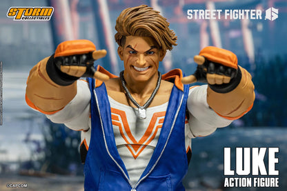 Preventa Figura Luke - Street Fighter 6 marca Storm Collectibles escala pequeña 1/12