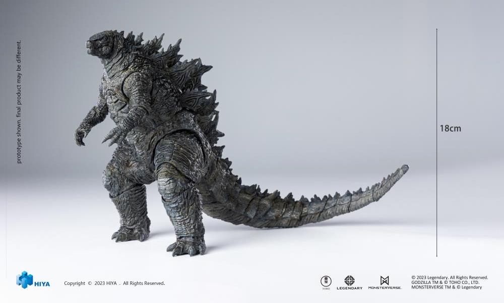 Preventa Figura Godzilla (versión actualizada) - Godzilla vs. Kong (2021) - Exquisite Basic marca HIYA EBG0061 (18 cm) (relanzamiento)