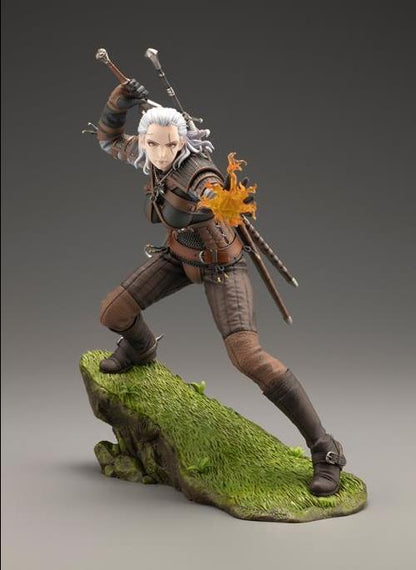 Pedido Estatua Geralt - The Witcher - Bishoujo marca Kotobukiya escala 1/7