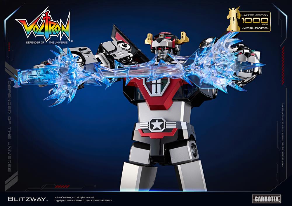 Preventa Figura Black Voltron (DIECAST) (Exclusiva Edición Limitada) - Carbotix Series marca Blitzway BW-CA-11101 (38 cm)