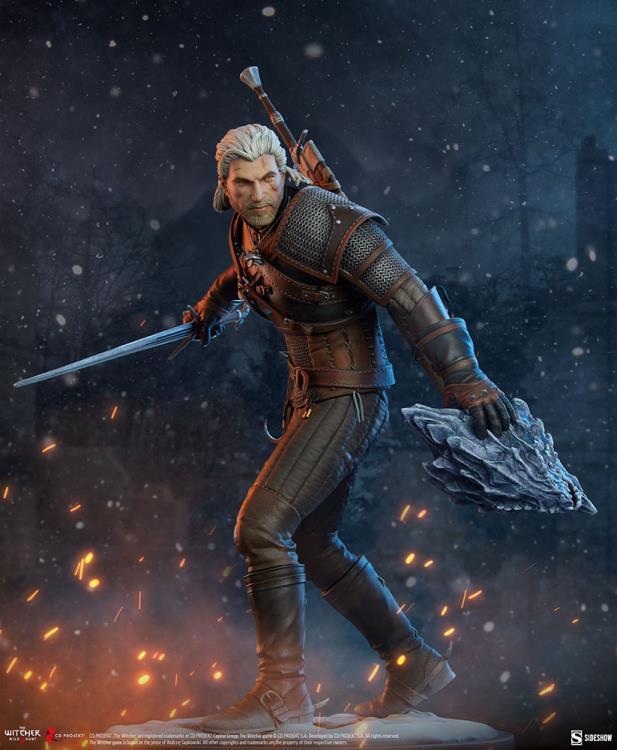 Pedido Estatua Geralt - The Witcher 3: Wild Hunt marca Sideshow Collectibles (42.55 cm)