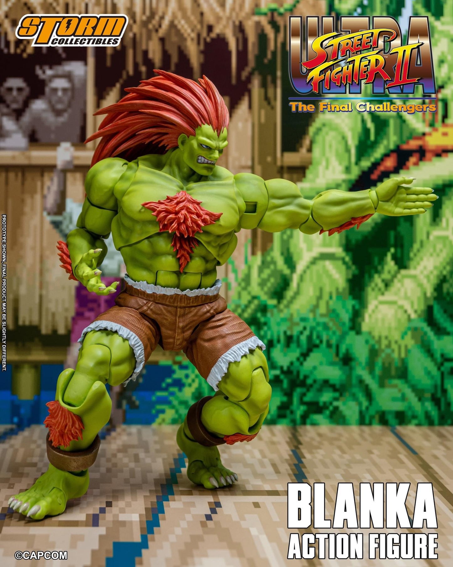 Preventa Figura Blanka - Ultra Street Fighter II: The Final Challengers marca Storm Collectibles CPSF25 escala pequeña 1/12