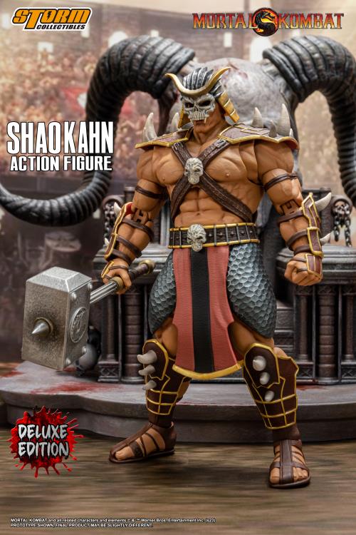 Pedido Figura Shao Kahn con Trono (Deluxe Edition) - Mortal Kombat marca Storm Collectibles escala 1/12