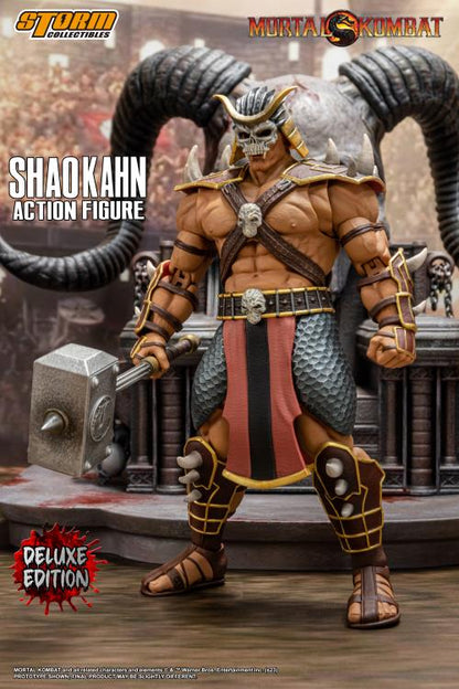 Pedido Figura Shao Kahn con Trono (Deluxe Edition) - Mortal Kombat marca Storm Collectibles escala 1/12