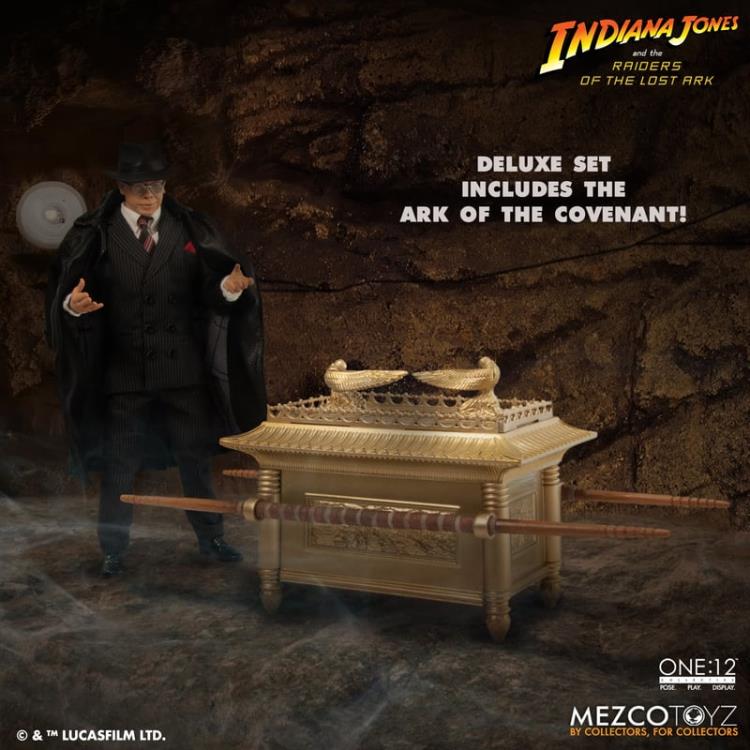 Preventa Figura Major Arnold Toht (Deluxe Boxed Set) - Raiders of the Lost Ark - One:12 Collective marca Mezco Toyz 77656 escala pequeña 1/12