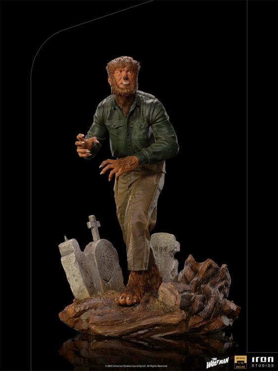 Pedido Estatua The Wolf Man DELUXE - Universal Monsters - marca Iron Studios escala de arte 1/10