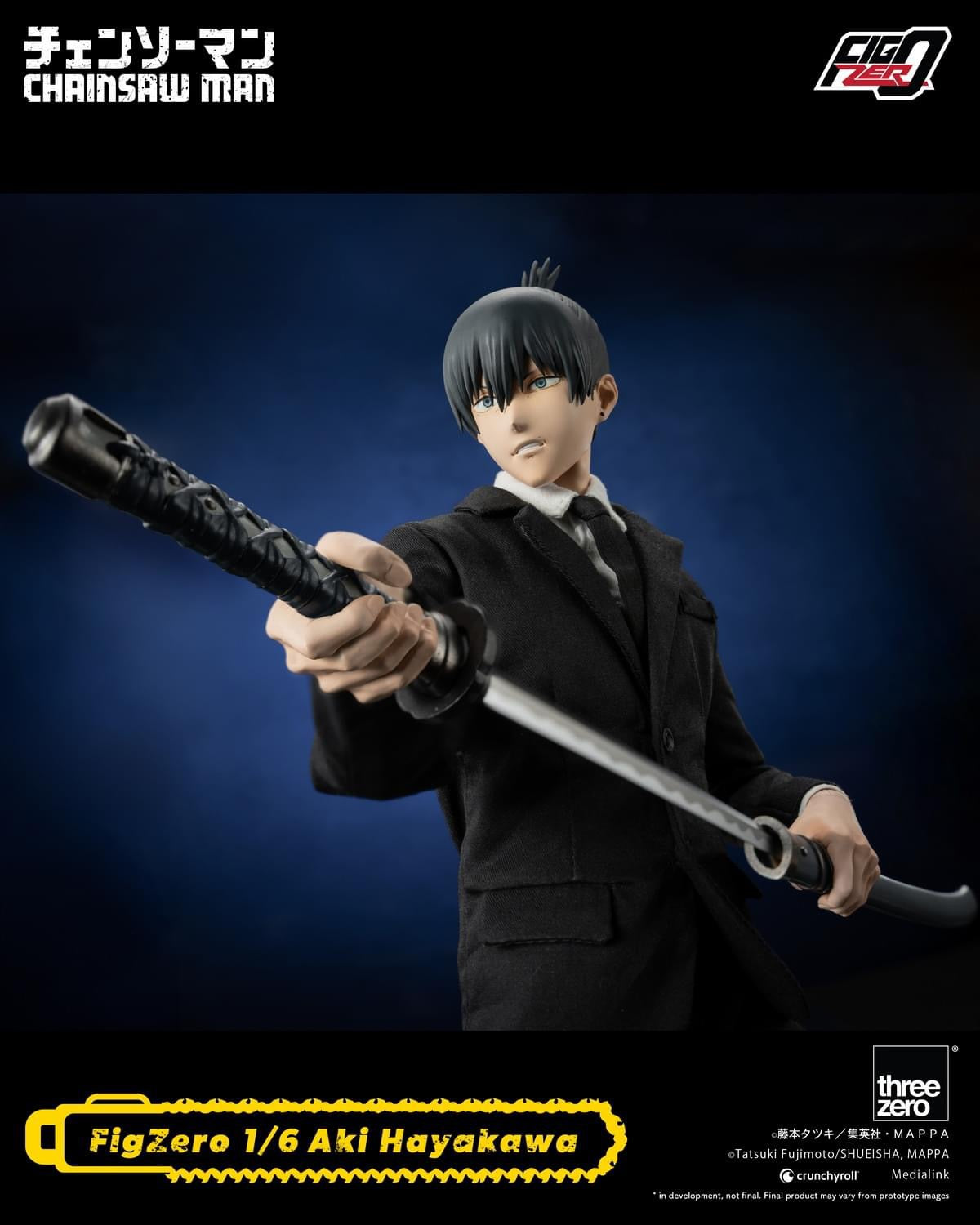 Preventa Figura Aki Hayakawa - Chainsaw Man FigZero marca Threezero 3Z0467 escala 1/6