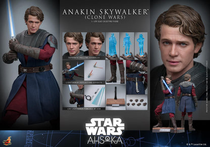 Preventa Figura Anakin Skywalker (Clone Wars) - Star Wars: Ahsoka ™ marca Hot Toys TMS129 escala 1/6