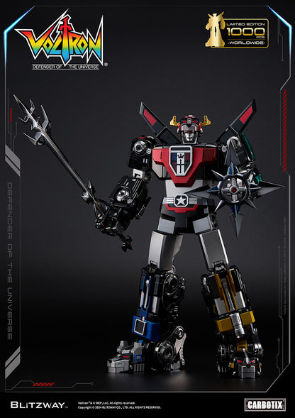 Preventa Figura Black Voltron (DIECAST) (Exclusiva Edición Limitada) - Carbotix Series marca Blitzway BW-CA-11101 (38 cm)