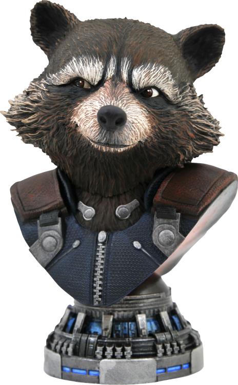 Preventa Busto Rocket Raccoon (Edición limitada) (Resina) - Avengers: Endgame Legends in 3D marca Diamond Select Toys escala 1/2