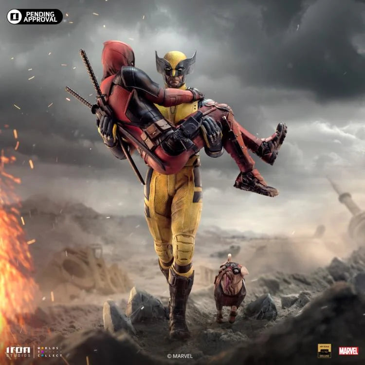 Preventa Estatua Deadpool & Wolverine Deluxe (Limited Edition) marca Iron Studios escala de arte 1/10