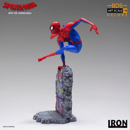 Pedido Estatua Peter B. Parker - Spider-Man: Into the Spider-Verse - Battle Diorama Series (BDS) marca Iron Studios escala de arte 1/10