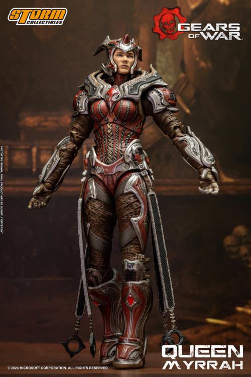 Preventa Figura Queen Myrrah - Gears of War  marca Storm Collectibles escala pequeña 1/12