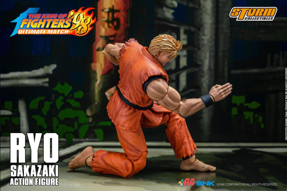 Pedido Figura Ryo Sakazaki - The King of Fighters '98: Ultimate Match marca Storm Collectibles SKKF09 escala pequeña 1/12