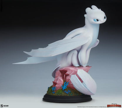 Pedido Estatua Light Fury - Cómo Entrenar a tu Dragón: El Mundo Oculto marca Sideshow Collectibles (26 cm)