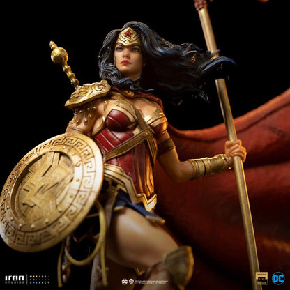 Preventa Estatua Wonder Woman Unleashed Deluxe - DC Comics - Limited Edition marca Iron Studios escala de arte 1/10