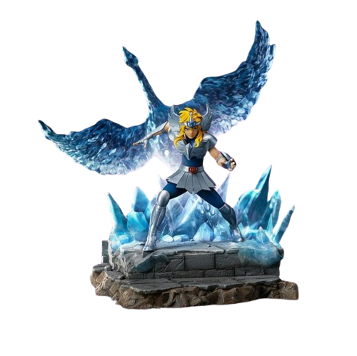 Preventa Estatua Cygnus Hyoga DELUXE - Saint Seiya - Limited Edition marca Iron Studios escala de arte 1/10