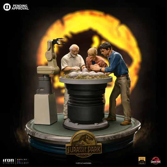 Preventa Estatua Dino Hatching - Jurassic Park - Limited Edition marca Iron Studios escala de arte 1/10