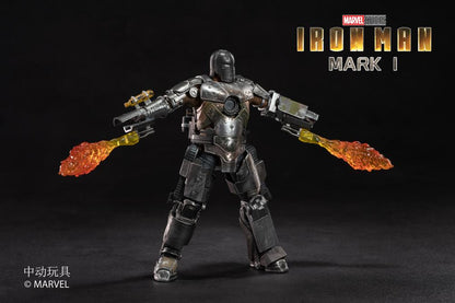 [EN STOCK] Figura Iron Man Mark I marca ZD Toys escala 1/10 (18 cm)