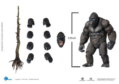 Preventa Figura King Kong (PX Previews Exclusive) - Kong: Skull Island (2017) - Exquisite Basic marca HIYA EBK0085 (15.24 cm)