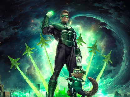 Preventa Estatua Green Lantern Unleashed (Deluxe) (Limited Edition) - DC Comics marca Iron Studios escala de arte 1/10