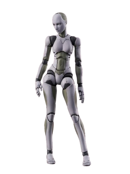 Pedido Figura TOA Heavy Industries Synthetic Human (Female) - PX Previews Exclusive marca 1000toys escala pequeña 1/12