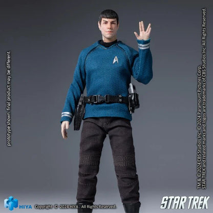 Preventa Figura Spock (Exclusiva PX Previews) - Star Trek (2009) - Exquisite Super Series marca HIYA ESS0266 escala pequeña 1/12