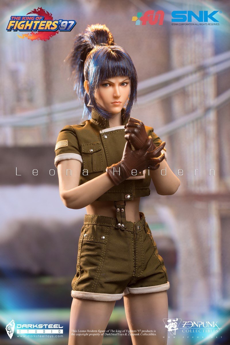 Pedido Figura Leona Heidern - SNK The King of Fighters 97 marca Darksteel Toys x ZenPunk DSA-001 escala 1/6 (BACK ORDER)