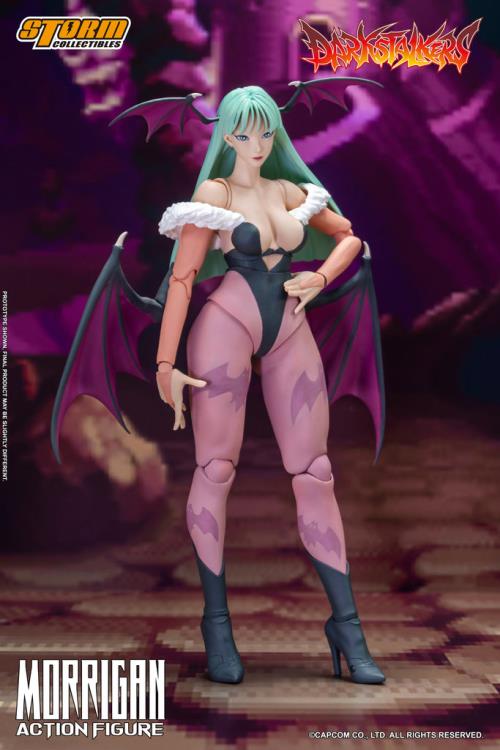 Preventa Figura Morrigan - Darkstalkers marca Storm Collectibles escala pequeña 1/12