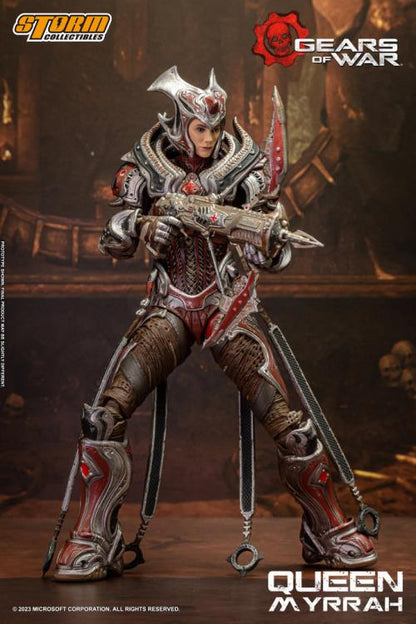 Preventa Figura Queen Myrrah - Gears of War  marca Storm Collectibles escala pequeña 1/12