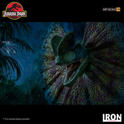 Preventa Estatua Dilophosaurus - Jurassic Park Icons - Limited Edition marca Iron Studios escala de arte 1/10