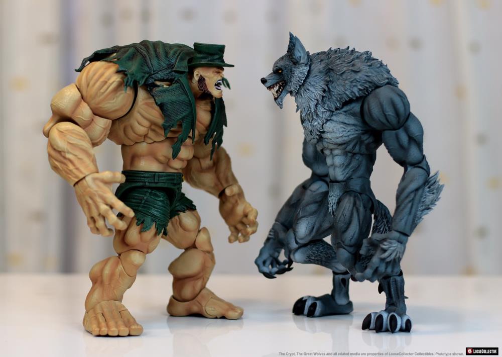 Preventa Figuras The Great Wolves (2 versiones) - The Crypt marca LooseCollector escala pequeña 1/12