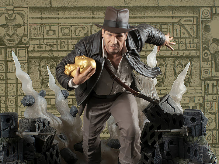 Pedido Estatua Indiana Jones Temple Escape Deluxe - Raiders of the Lost Ark Gallery Diorama marca Diamond Select Toys escala 1/7