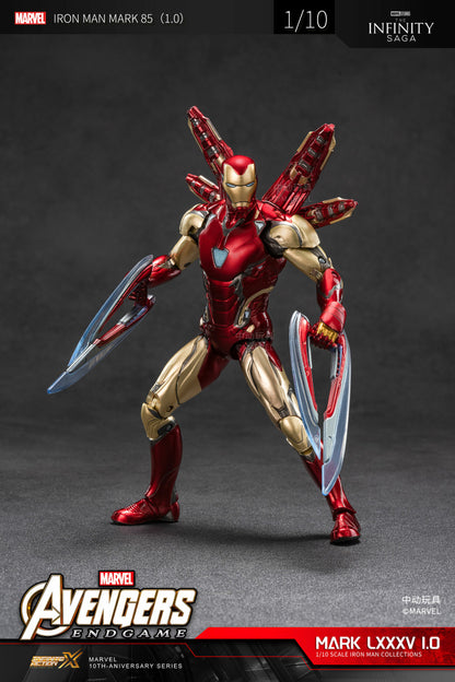 Pedido Figura Iron Man LXXXV MK85 1.0 - Avengers: Infinity Saga marca ZD Toys escala pequeña 1/10 (18 cm)